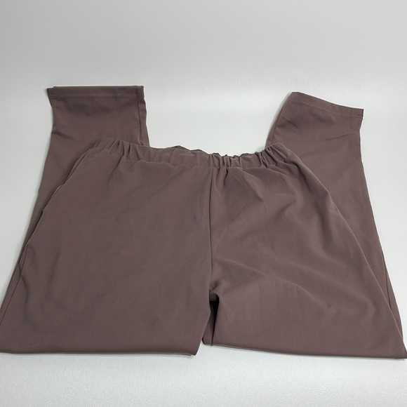 Joie Mauve Drawstring Waistband Ankle Slit Casual Pants Medium - Picture 8 of 13